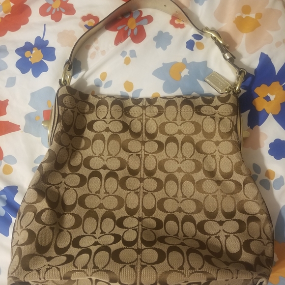 Coach Brown Signature  Shoulder bag - Picture 3 of 6